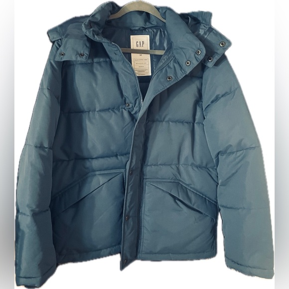 GAP Men’s Hooded Puffer Coat - Picture 1 of 6